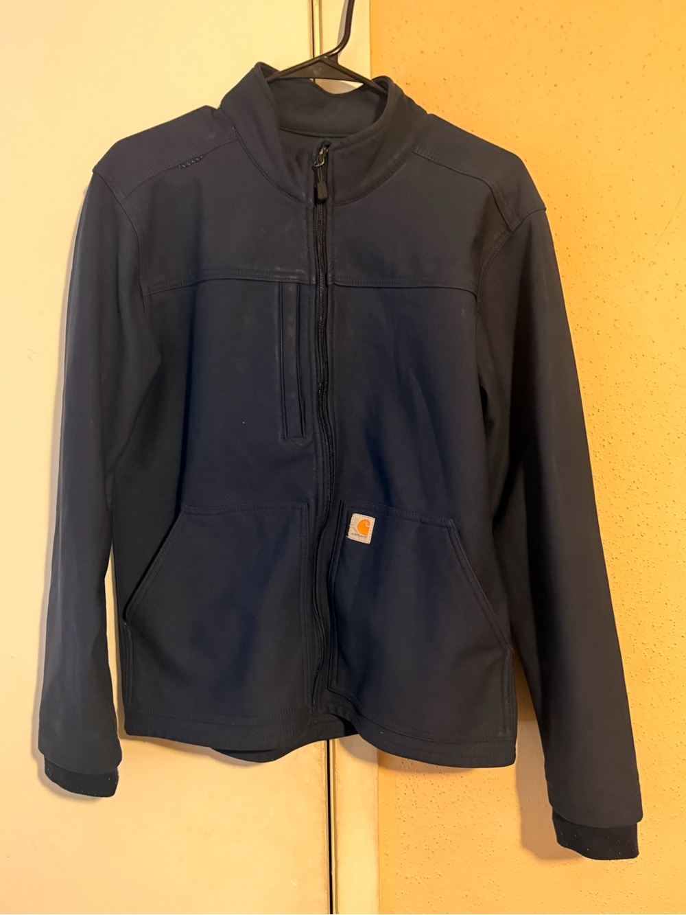Carhartt Men's Rugged Flex Peak Bonded Fleece Scrub Jacket Bue Sz S Modern Fit